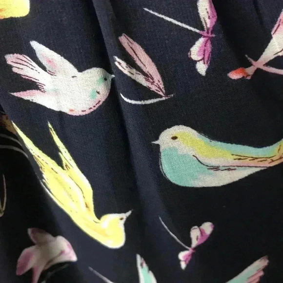 CHELSEA& VIOLET WO SZ LG CROCHET BODICE SHEER TOP - Picture 6 of 14